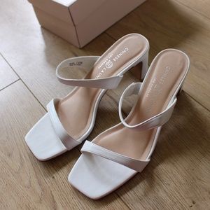 Chinese Laundry White Heels